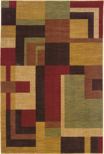 Contemporary & Transitional Rugs ALLURE 9A Multi Machine Made Rug