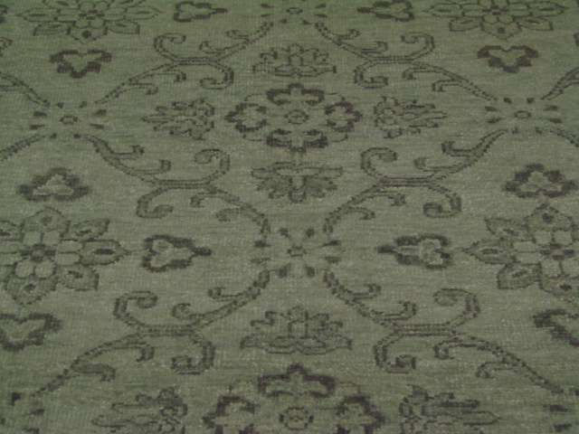 Contemporary & Transitional Rugs Turk - 1 19106 Lt. Grey - Grey Hand Knotted Rug