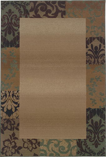 Contemporary & Transitional Rugs GENESIS 2060Y Ivory - Beige & Multi Machine Made Rug