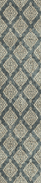 Hall & Stair Runners Melody 985015-119 Camel - Taupe & Lt. Blue - Blue Machine Made Rug