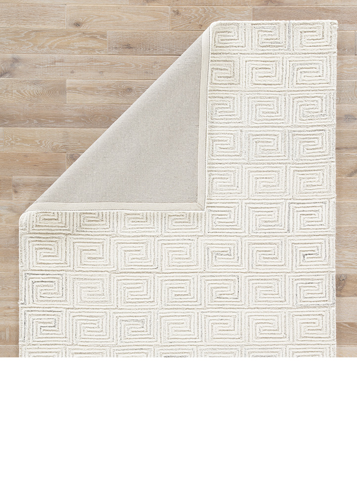 Contemporary & Transitional Rugs Capital CAP03-Harkness (S) Ivory - Beige Hand Tufted Rug