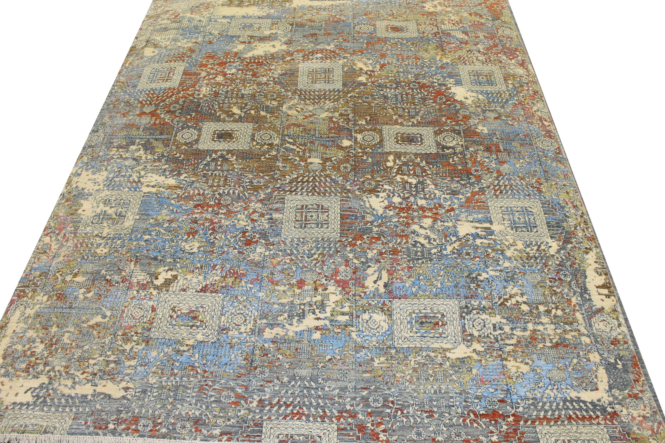 Contemporary & Transitional Rugs Jankat 022847 Multi Hand Knotted Rug