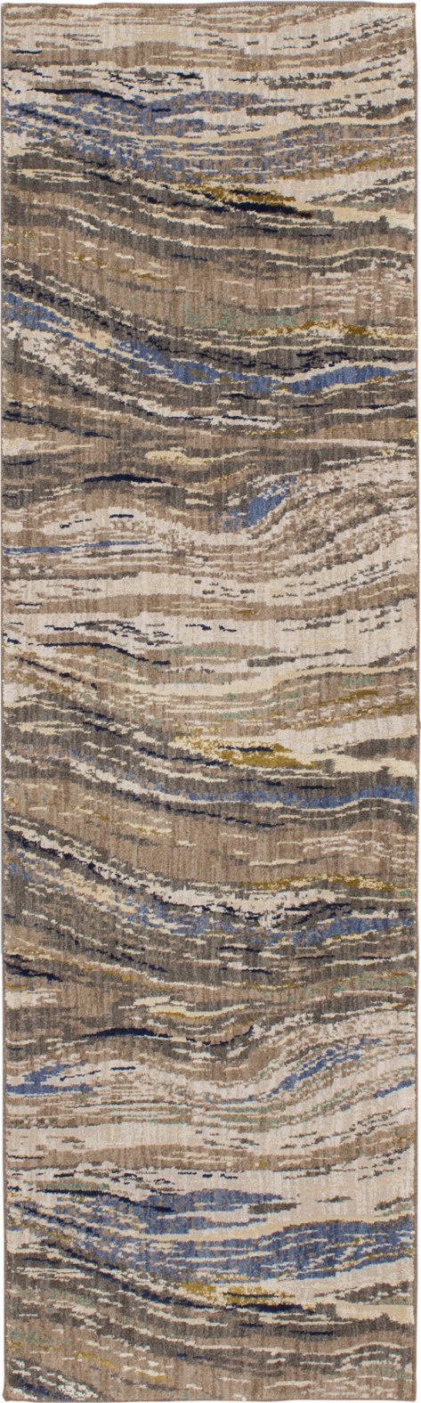 Contemporary & Transitional Rugs Enigma Continuum 90968-90116 Ivory - Beige & Multi Machine Made Rug