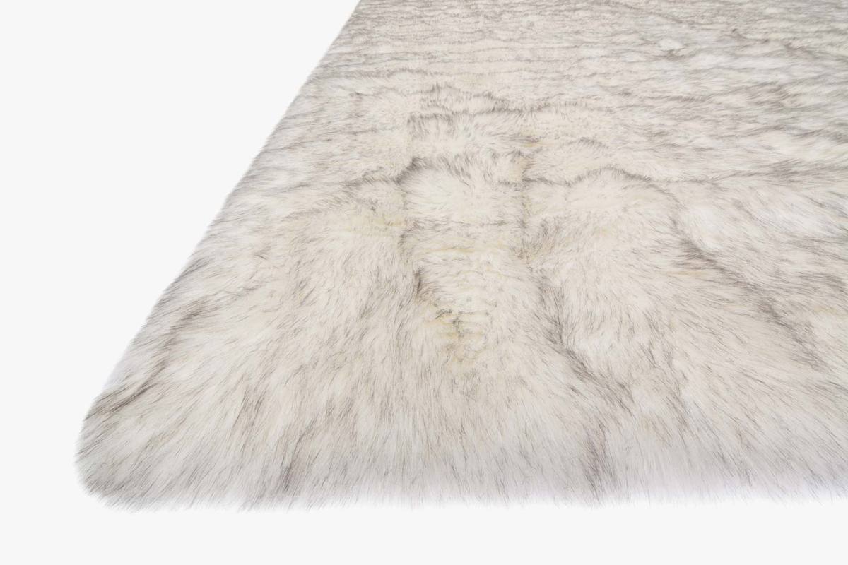 Contemporary & Transitional Rugs Finley FN-01 Ivory/Grey Ivory - Beige & Lt. Grey - Grey Machine Made Rug
