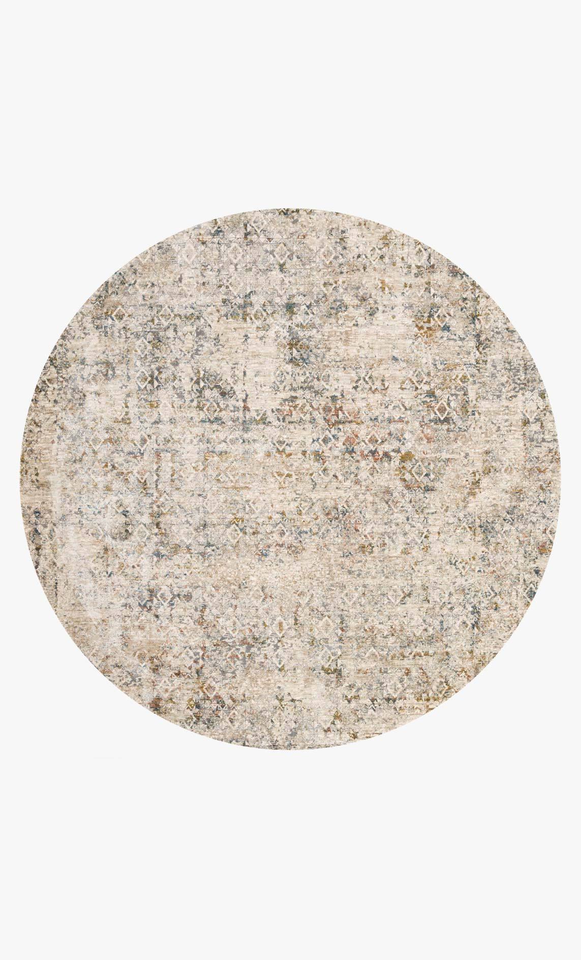 Contemporary & Transitional Rugs Theia THE-04 Natural Multi & Lt. Grey - Grey Machine Made Rug