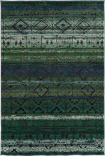 Contemporary & Transitional Rugs NOMAD 8123G Multi Machine Made Rug