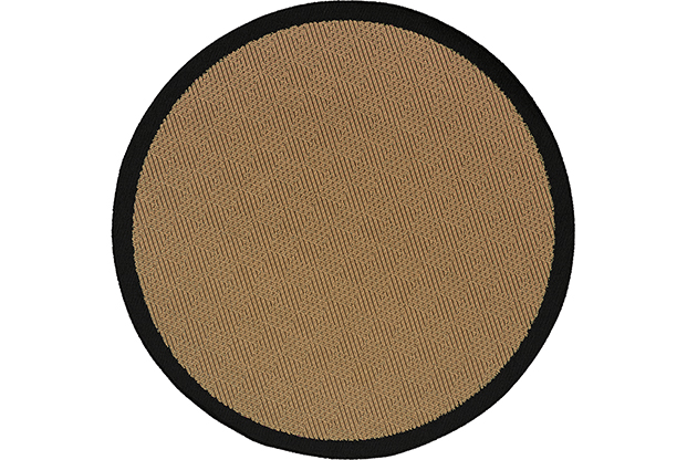 Round, Octagon & Square Rugs Lanai 525x Camel - Taupe & Black - Charcoal Machine Made Rug