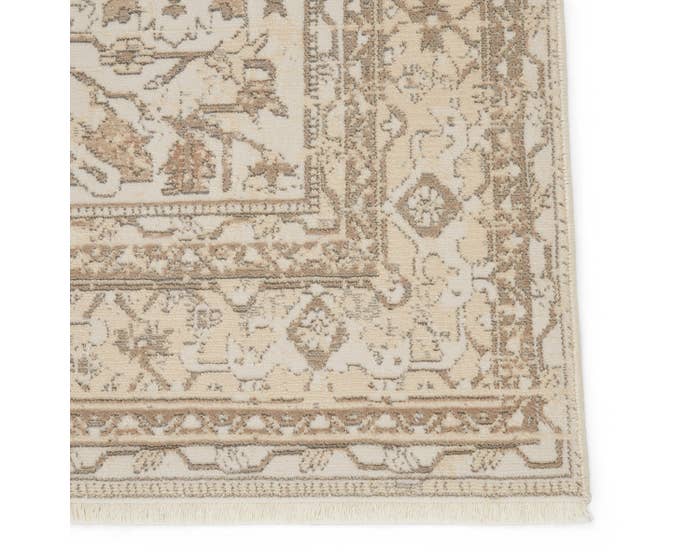 Transitional & Casual Rugs Vienne Valentin VNE05 (Sample Only) Lt. Grey - Grey Machine Made Rug
