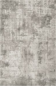 Contemporary & Transitional Rugs Fuse FU-54 Platinum Lt. Grey - Grey & Ivory - Beige Hand Woven Rug