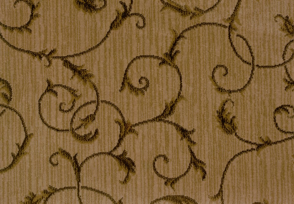 Custom & Wall to Wall Montpellier Driftwood Camel - Taupe & Lt. Gold - Gold Machine Made Rug