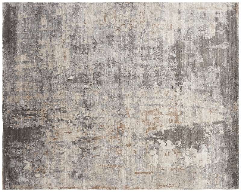 Contemporary & Transitional Rugs Splash CC3 Lt. Grey - Grey Hand Knotted Rug