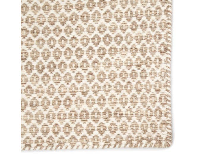 Contemporary & Modern Rugs Enclave Pampano ENC04 Ivory - Beige Hand ...