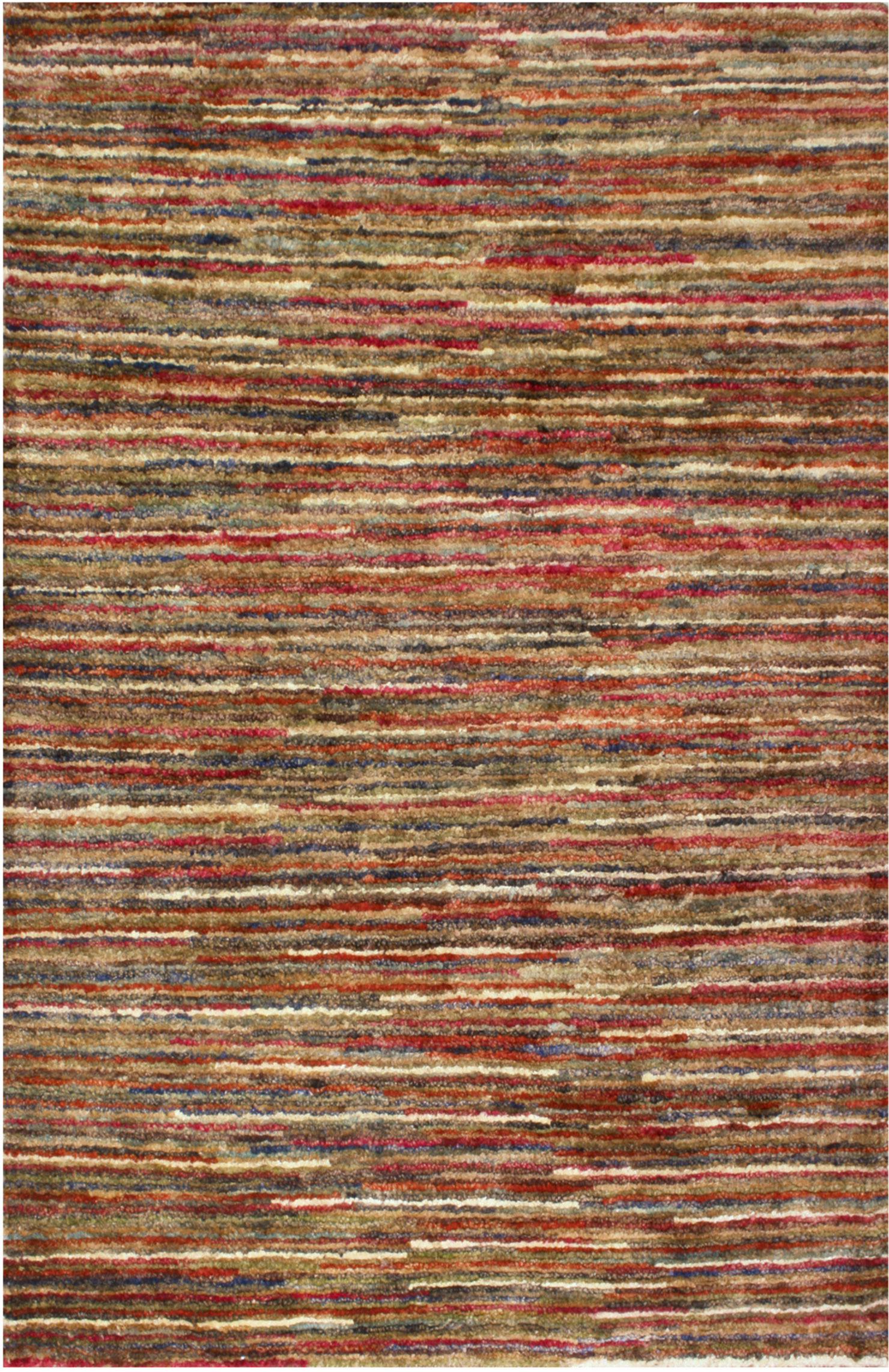 Transitional & Casual Rugs Natur NA-390 Multi Red - Burgundy & Multi Hand Woven Rug