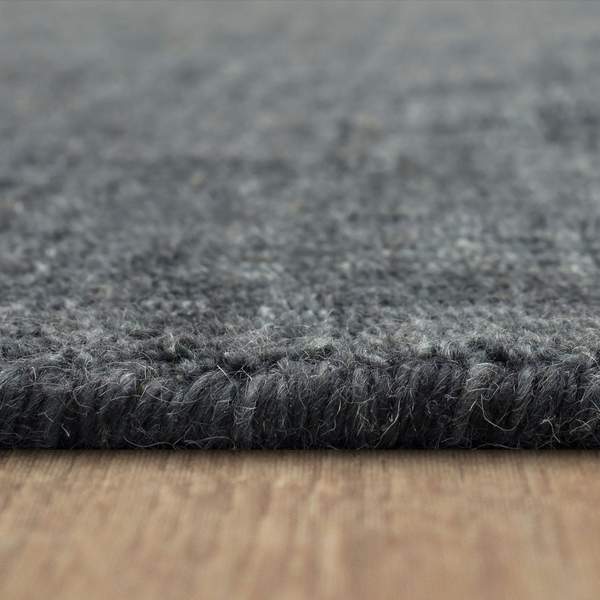 Contemporary & Transitional Rugs Gemini Charcoal Black - Charcoal Hand Loomed Rug