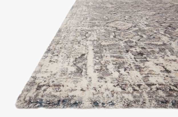 Contemporary & Transitional Rugs Theory THY-03 Natural/Gray Lt. Grey - Grey & Black - Charcoal Machine Made Rug