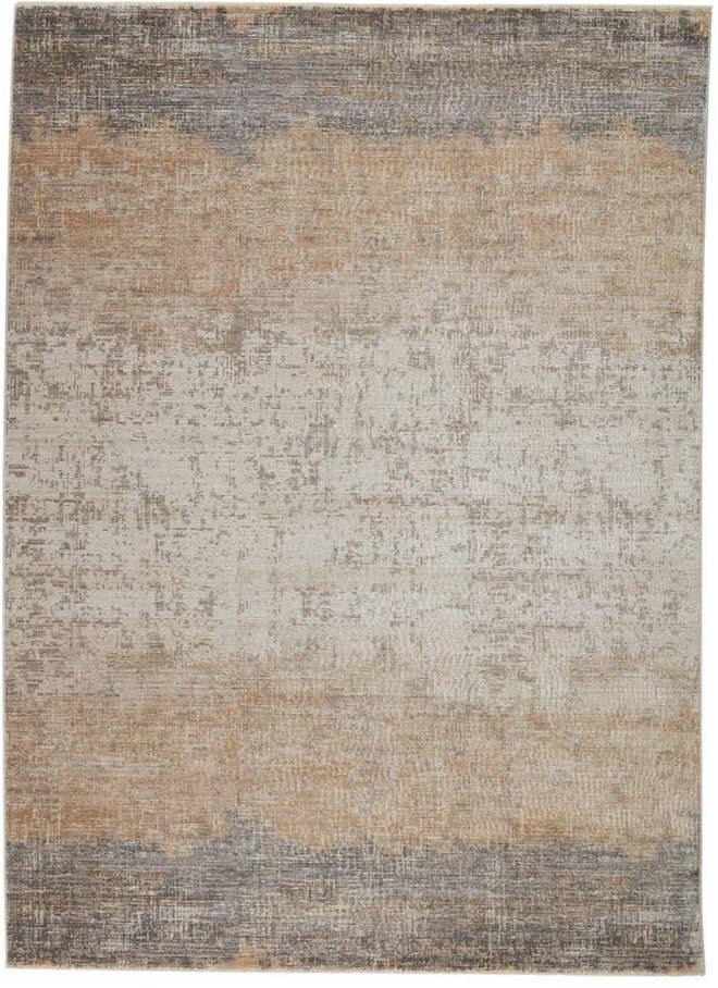 Contemporary & Transitional Rugs En Blanc EBC08 Ivory - Beige & Camel - Taupe Machine Made Rug