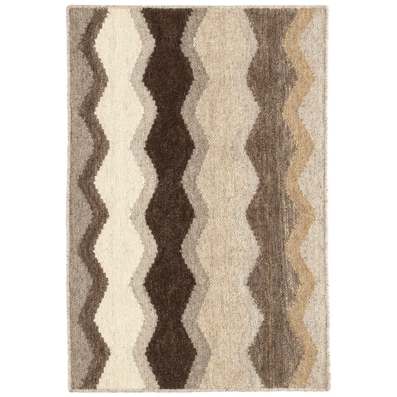 Transitional & Casual Rugs Safety Net Neautral Lt. Brown - Chocolate & Lt. Grey - Grey Machine Made Rug