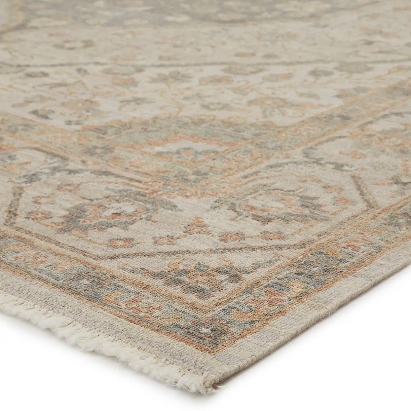 Antique Style Rugs Someplace In Time SPT11 Lt. Grey - Grey & Camel - Taupe Hand Knotted Rug