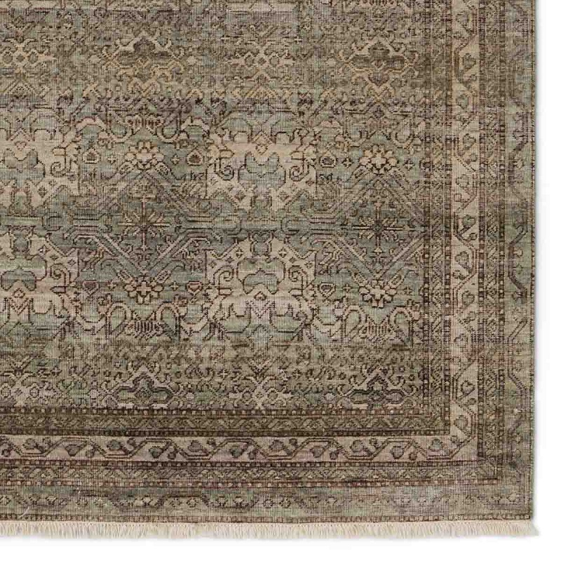Antique Style Rugs Someplace In Time SPT18 Black - Charcoal Hand Knotted Rug