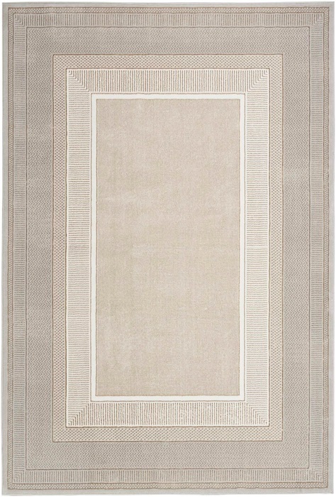 Casual & Solid Rugs Glitz GLZ07 Ivory - Beige & Camel - Taupe Machine Made Rug