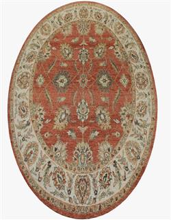 Hand Knotted Wool Round Rug