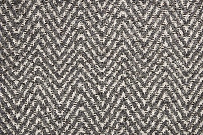 Custom & Wall to Wall KAUAI KICHV KAUAI CHARCOAL Black - Charcoal & Ivory - Beige Hand Loomed Rug