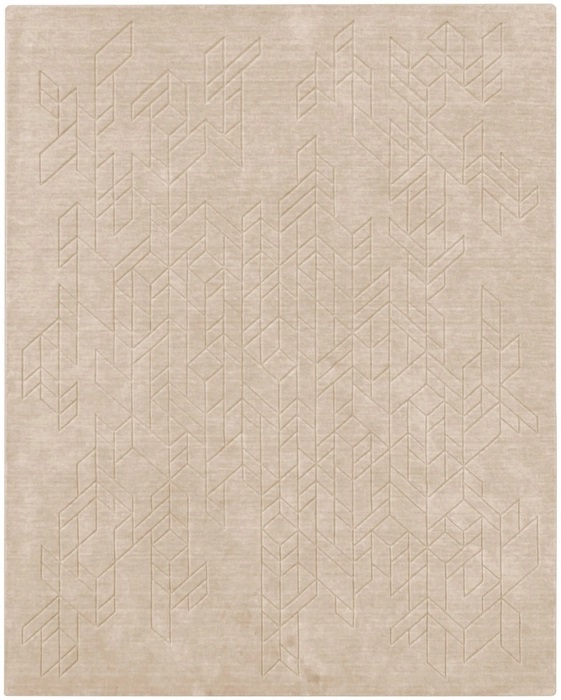 Casual & Solid Rugs Alessia ALE01   Beige Ivory - Beige Hand Loomed Rug