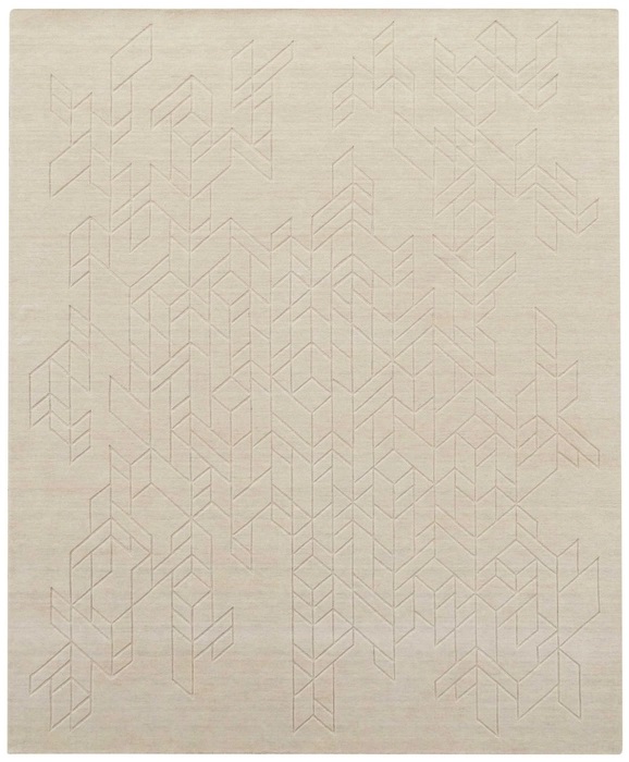 Casual & Solid Rugs Alessia ALE01   Ivory Ivory - Beige Hand Loomed Rug