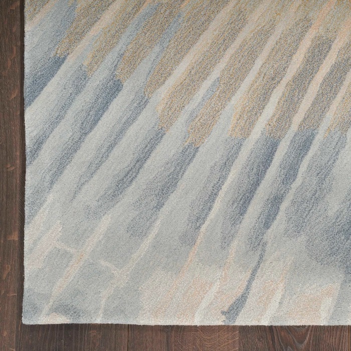 Contemporary & Transitional Rugs Prismatic PRS35 Camel - Taupe & Ivory - Beige Hand Tufted Rug