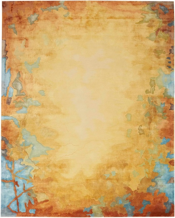 Contemporary & Transitional Rugs Prismatic PRS29 Lt. Gold - Gold & Multi Hand Tufted Rug