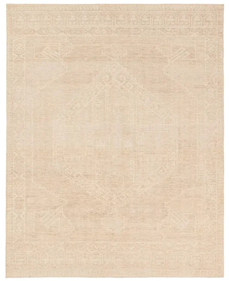 Casual & Solid Rugs Sevak SEV09 Ivory - Beige Hand Knotted Rug