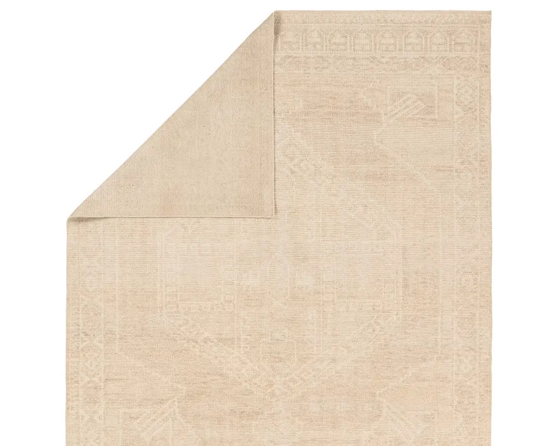 Casual & Solid Rugs Sevak SEV09 Ivory - Beige Hand Knotted Rug