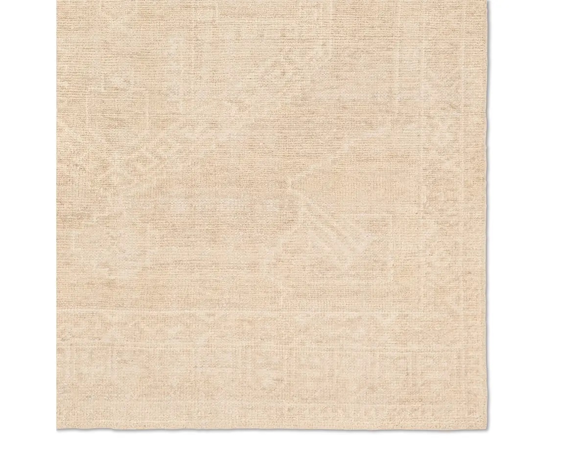 Casual & Solid Rugs Sevak SEV09 Ivory - Beige Hand Knotted Rug