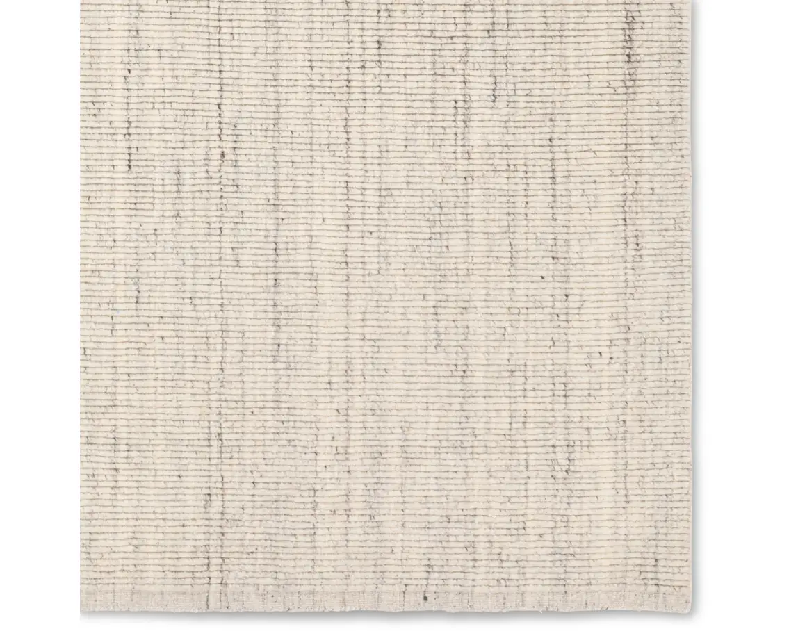 Casual & Solid Rugs Mohan MOH01 Ivory - Beige & Black - Charcoal Hand Woven Rug