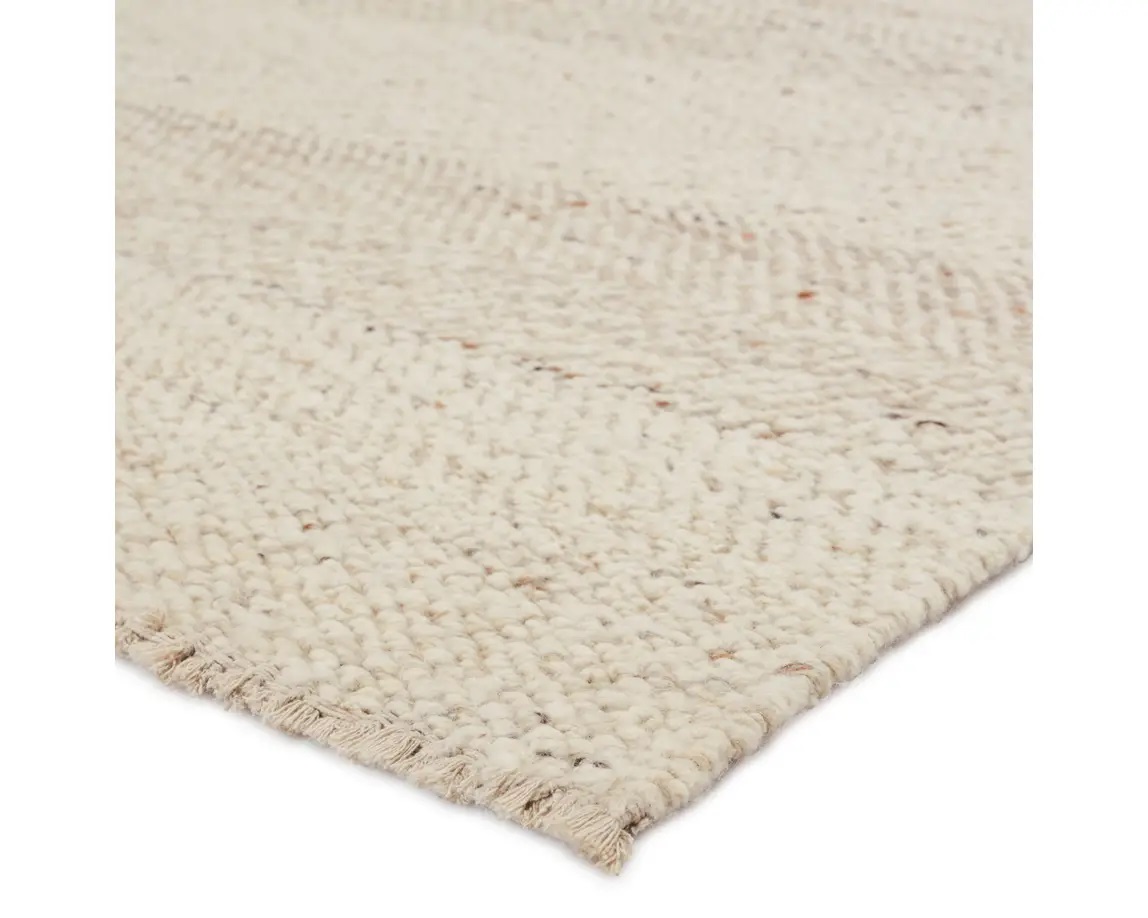 Casual & Solid Rugs Leona LEO04 Ivory - Beige Hand Woven Rug