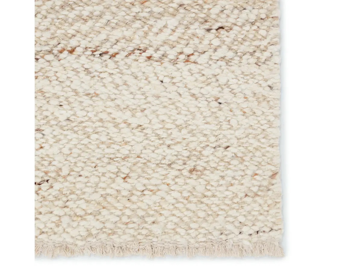 Casual & Solid Rugs Leona LEO04 Ivory - Beige Hand Woven Rug