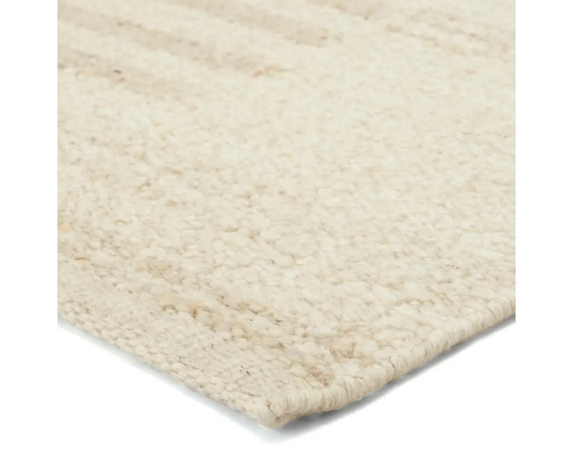 Casual & Solid Rugs Leona LEO03 Ivory - Beige Hand Woven Rug