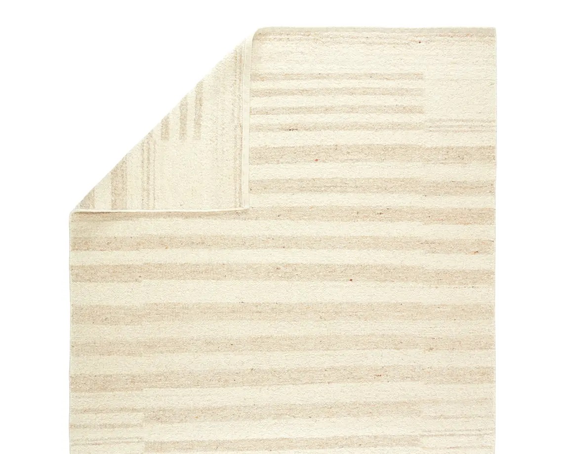 Casual & Solid Rugs Leona LEO03 Ivory - Beige Hand Woven Rug