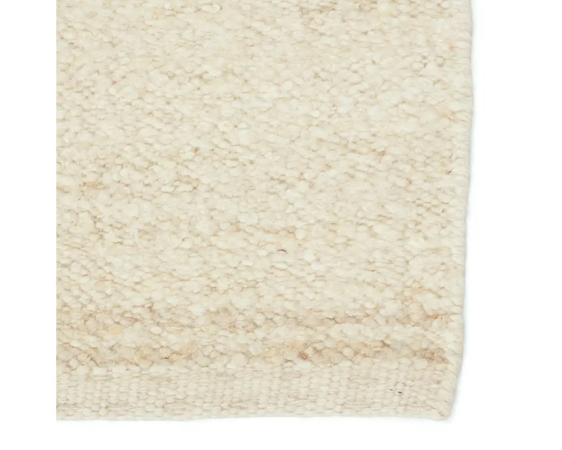 Casual & Solid Rugs Leona LEO03 Ivory - Beige Hand Woven Rug