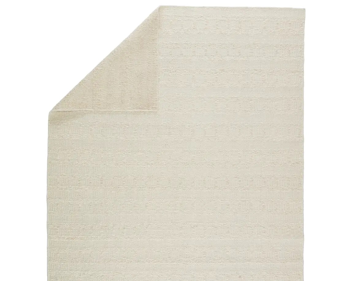 Casual & Solid Rugs Leona LEO06 Ivory - Beige Hand Woven Rug