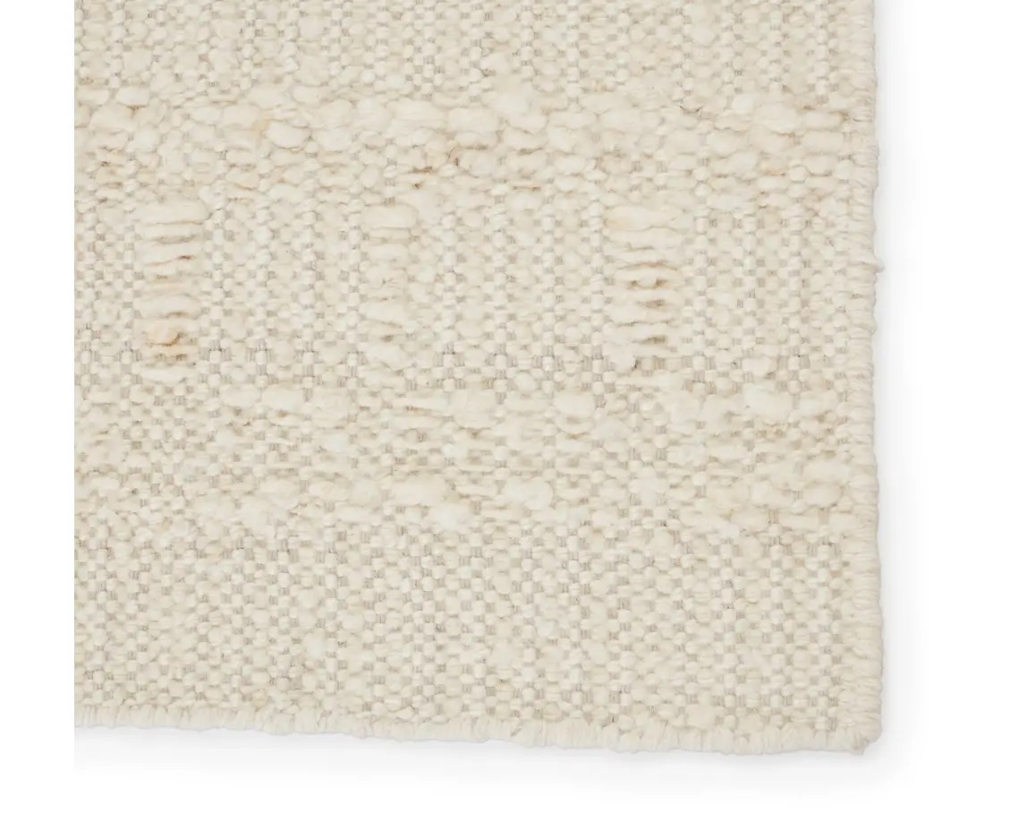 Casual & Solid Rugs Leona LEO06 Ivory - Beige Hand Woven Rug