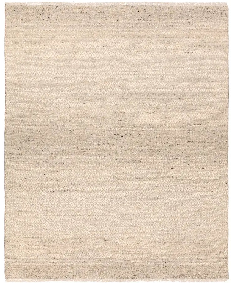 Casual & Solid Rugs Leona LEO08 Ivory - Beige Hand Woven Rug