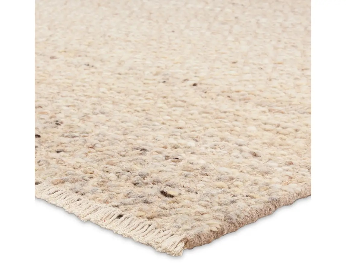 Casual & Solid Rugs Leona LEO08 Ivory - Beige Hand Woven Rug