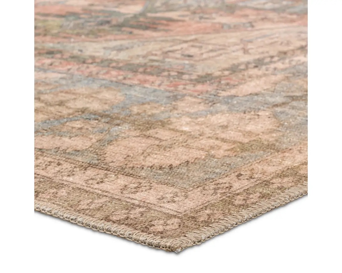 Traditional & Oriental Rugs Kindred KND19 Camel - Taupe & Lt. Grey - Grey Machine Made Rug