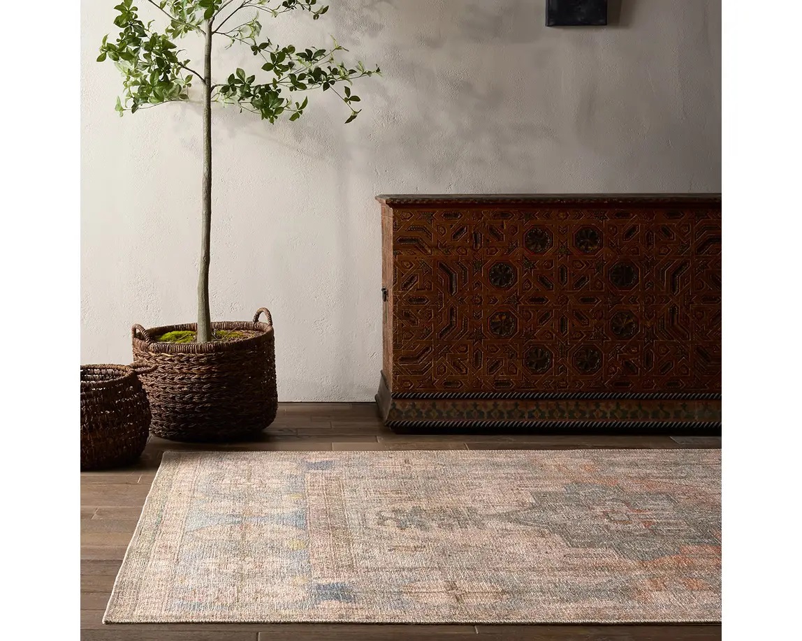 Traditional & Oriental Rugs Kindred KND19 Camel - Taupe & Lt. Grey - Grey Machine Made Rug