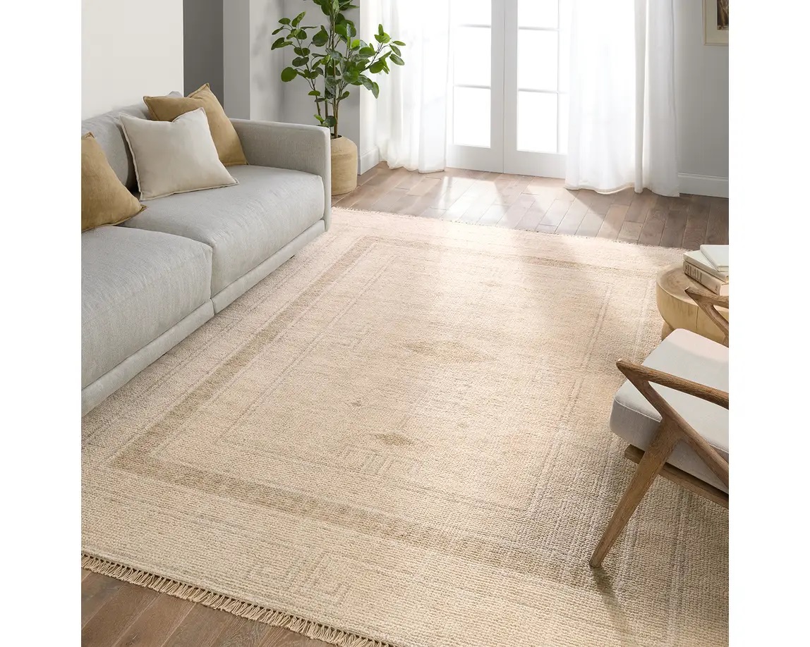 Casual & Solid Rugs Sevak SEV02 Camel - Taupe & Lt. Brown - Chocolate Hand Knotted Rug