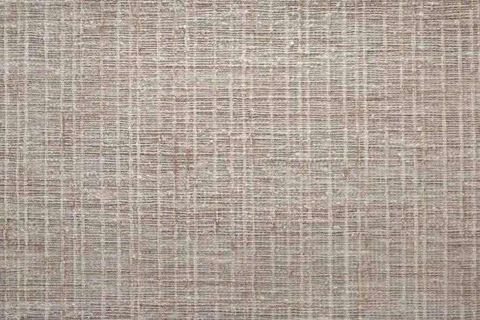 Custom & Wall to Wall Textureweave Linen Lt. Grey - Grey & Ivory - Beige Machine Made Rug