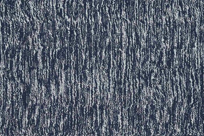 Custom & Wall to Wall Effervescence Ink Medium Blue - Navy & Lt. Blue - Blue Machine Made Rug