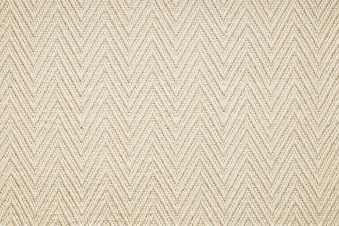 Custom & Wall to Wall Splendor Wave Ivory Ivory - Beige Machine Made Rug