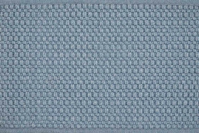 Custom & Wall to Wall Wherever Sisal (synthetic) Sky Lt. Blue - Blue Hand Woven Rug